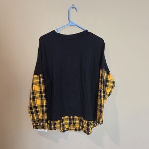 3/16 Zara Yellow Plaid Shirt